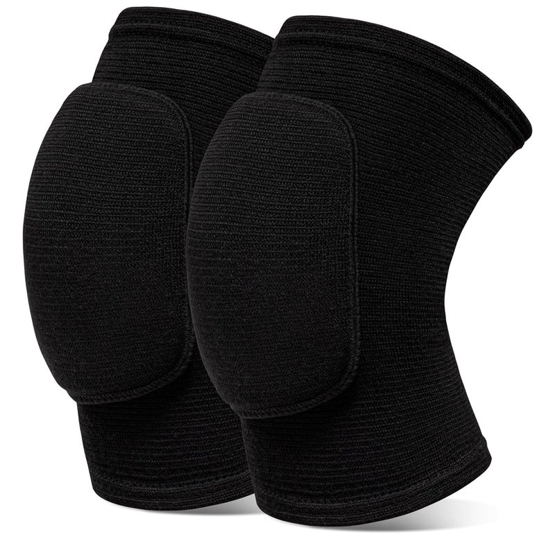 RYBTB Volleyball Knee Pads knee brace for Women Kids Girls，Soft and Breathable Knee Pads for Volleyball, Dancing, Football, Yoga, Basketball, and Skating - Protective Knee Pads for Adults and Kids (Black, Large) - Image 1
